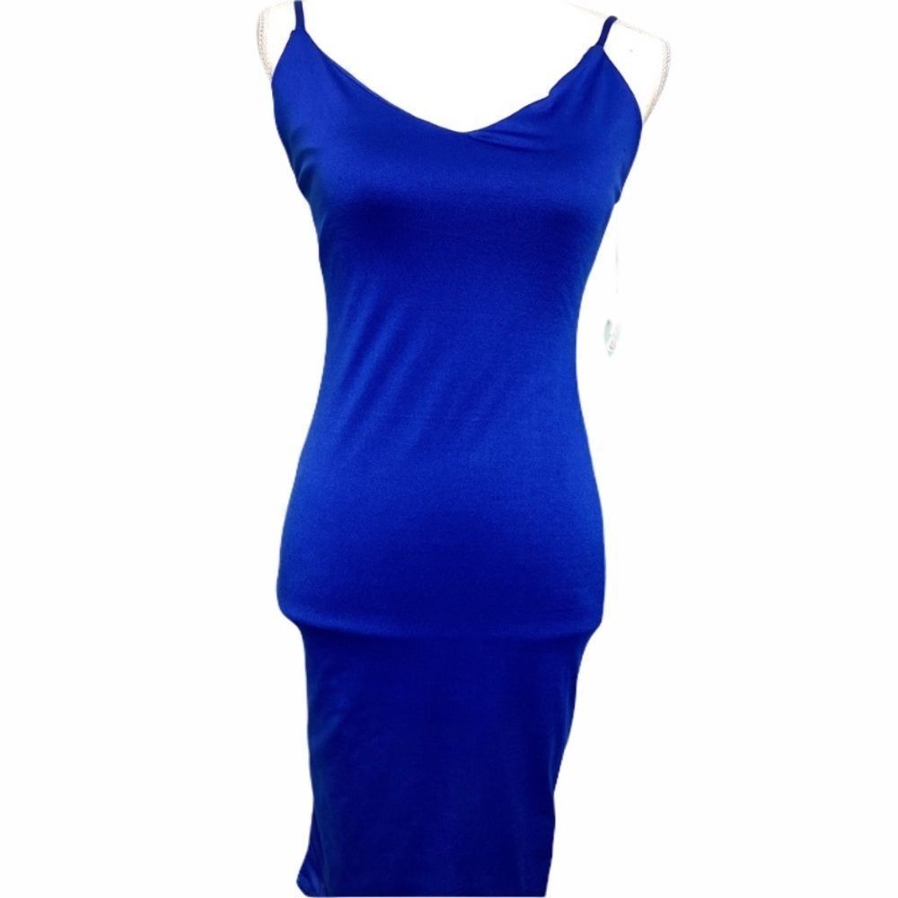 NWT Iris Royal Blue Body Con Dress